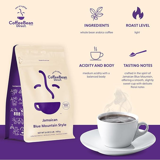 Coffee Bean Direct Premium Coffee Variety Bundle, Whole Bean, 1 Pound Bags (Pack of 3)
