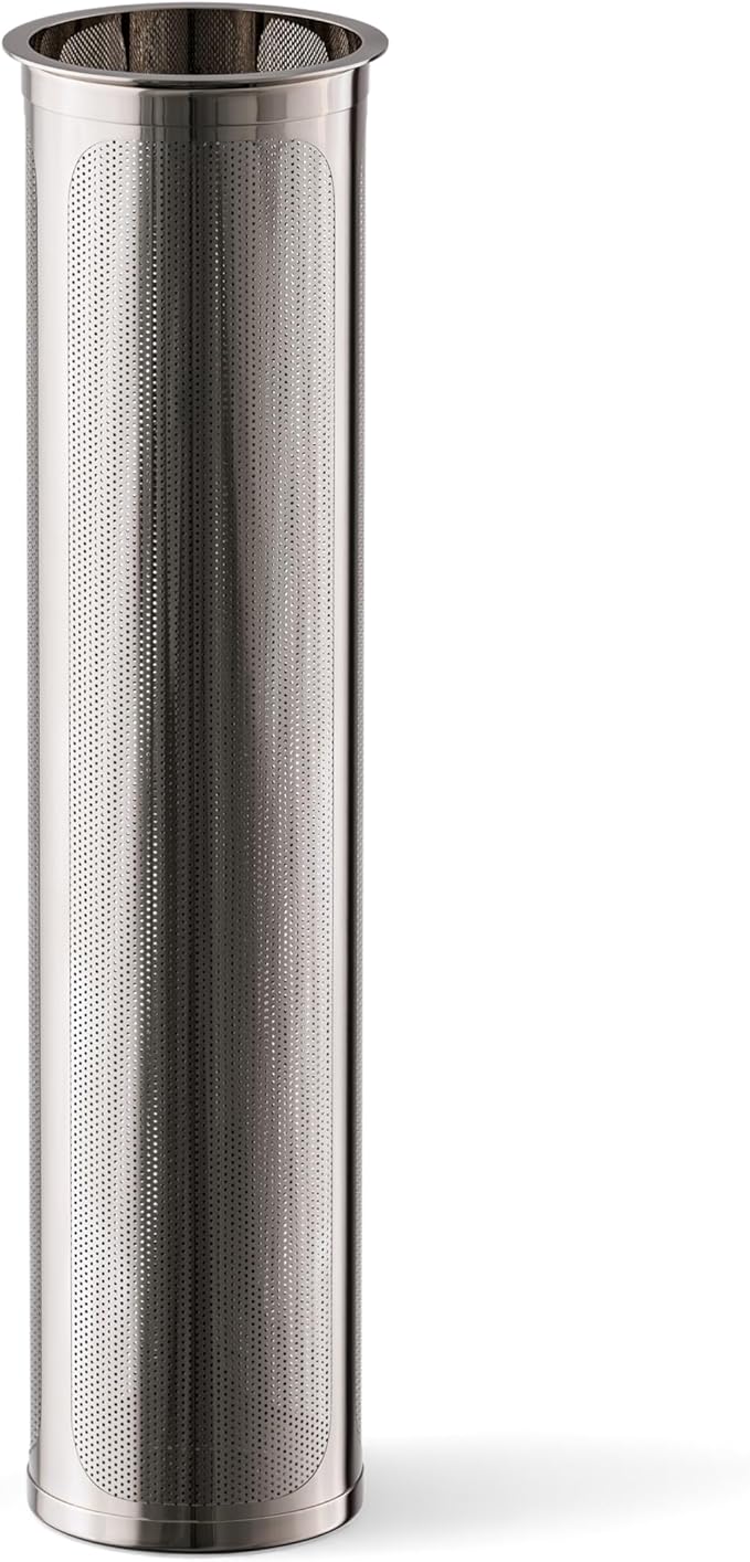 NitroPress 200 Micron Filter Basket - Stainless Steel Cold Brew Attachment for NitroPress Coffee Maker | Convert Your NitroPress into a Cold Brewer | Reusable & Easy to Clean