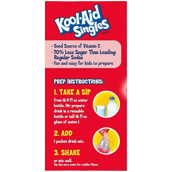 Kool-aid Singles Cherry 0.55 oz, 12-count Packets