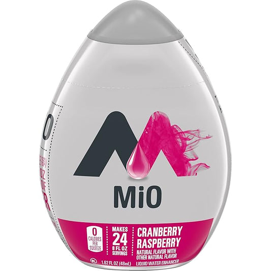 Mio Liquid Water Enhancer Cranberry Raspberry 1.62 Ounce (2 Bottles Total)