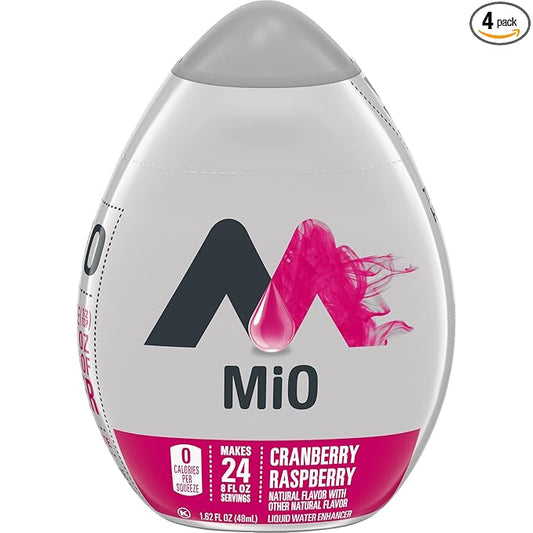 Mio Liquid Water Enhancer, Cranberry Raspberry, 1.62 OZ, pack of 4