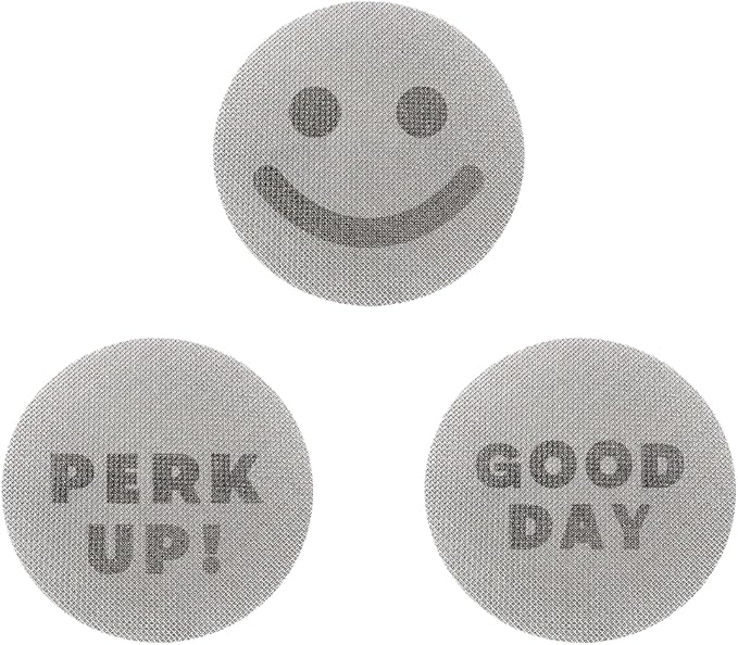 Generic Happy Puck Espresso Puck Screens (3 Pack) | Stainless Steel Mesh | For All Portafilter Sizes 58.5MM, 53.5MM, 51MM | Coffee Filter Screen (51mm)
