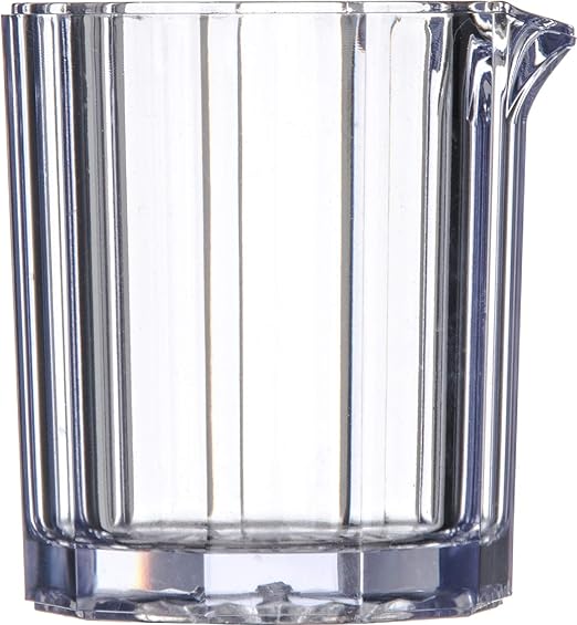 Carlisle FoodService Products 456007 Personal Plastic Portion Syrup and Creamer Pitcher, 2.1 oz, Clear (Pack of 2)