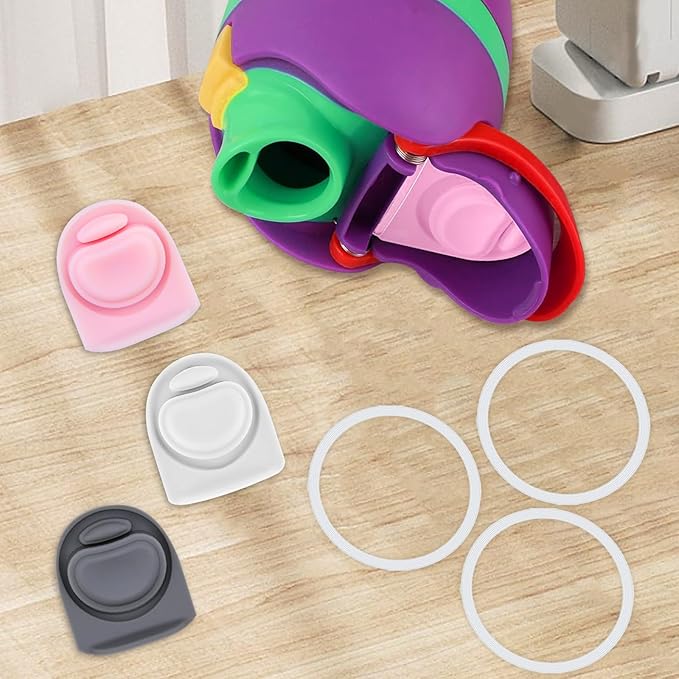 3 Sets Replacement Seal O Ring Gasket Stoppers for Owala Freesip Cap Mouth,Sealing Silicone Parts Water Bottle Top Lid Accessories for Owala Freesip 16/19/24/32/40oz
