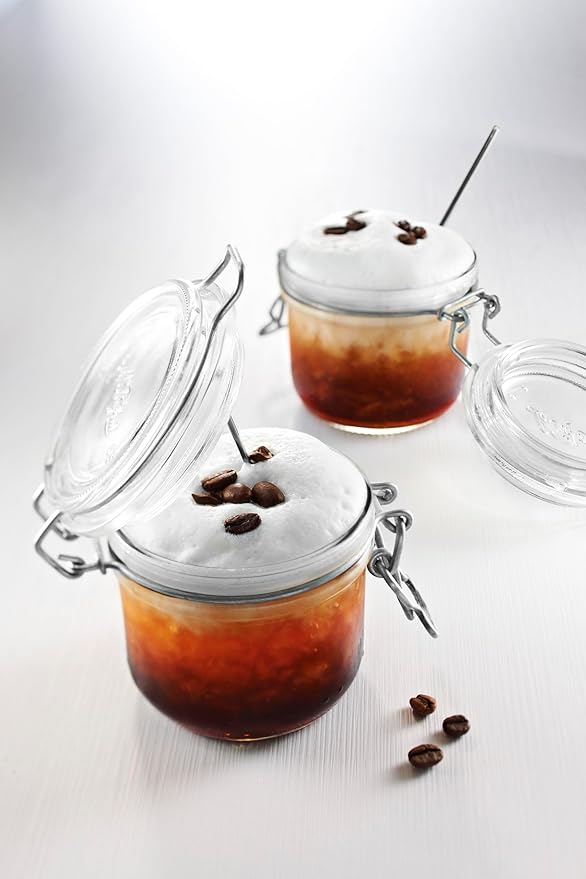 1883 Coffee Syrup, Dulce De Leche Syrup for Drinks, Made in France, 1 Liter Glass Bottle