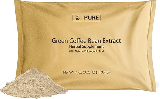 Pure Original Ingredients Green Coffee Bean Extract (4oz) Unroasted Coffee Extract, Gluten-Free