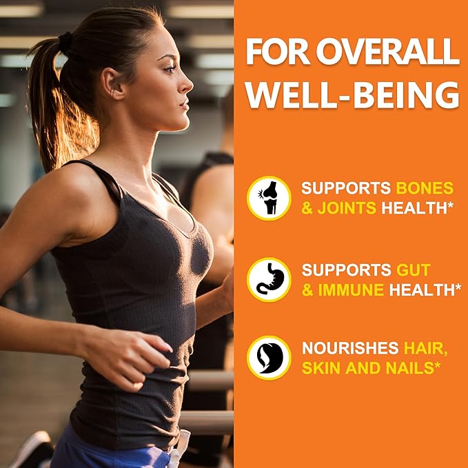 Zammex Pure Grass Fed Beef Bone Broth Protein Powder, 20g Protein, Hydrolyzed Collagen Supplement for Healthy Skin, Nails, Hair, Joints, Non-GMO, Gluten Free, Paleo & Keto Friendly, Great in Soup