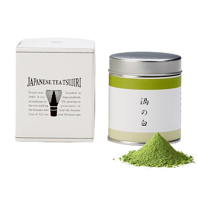 TSUJIRI Matcha - Uzu no Shiro (30g / 1.06oz) - Ceremonial Grade Matcha Powder - Authentic Japanese First Harvest Matcha Green Tea - Uji, Kyoto, Japan, 1860
