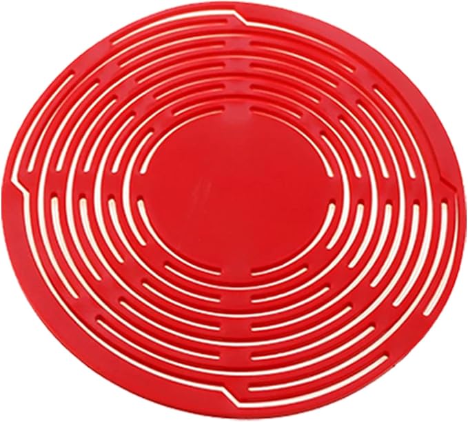 Multifunctional Mesh Coaster,Multifunctional Mesh Cup Coaster,Multi-Use Silicone Storage Bag&Organizer,Wine Holder Handheld Bottle Mesh Coaster Silicone Mat Mesh Design (Red)