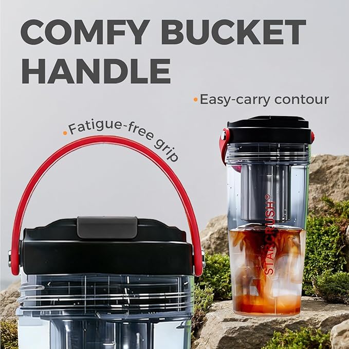 Portable Electric Espresso Maker, 20oz Insulated Stainless Steel Extraction Coffee Cup,Fast Brew with Pressure, Rechargeable, Leak Proof, BPA Free, Ideal for Travel,Commute and Office