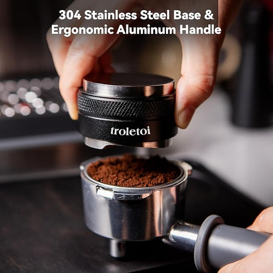 54mm Espresso Accessories Kit – Coffee Distributor & Tamper Leveler, WDT Tool, Dosing Funnel and Puck Screen, Fits Breville 54mm Espresso Machines, Barista Espresso Machine Accessories