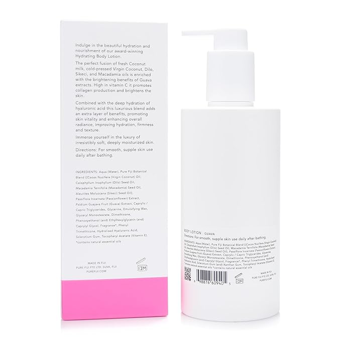 PURE FIJI Hydrating Body Lotion, Guava (10.14 Fl.Oz /300ml)