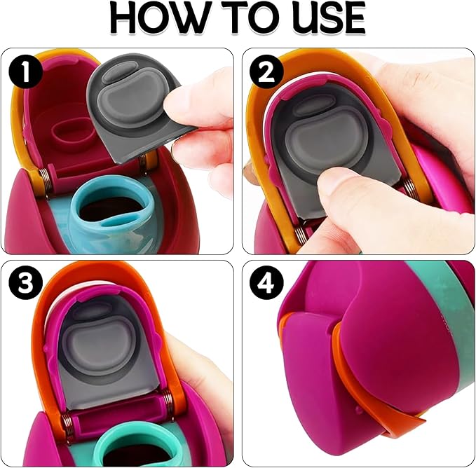 8 Pcs Replacement Rubber Seal Stopper Compatible with Owala FreeSip 32oz,Bottle Top Gasket Lid for Owala 16/19/24/32/40oz Seal Mouth Cap Silicone Stopper Parts Insert Accessories（4 colors 5