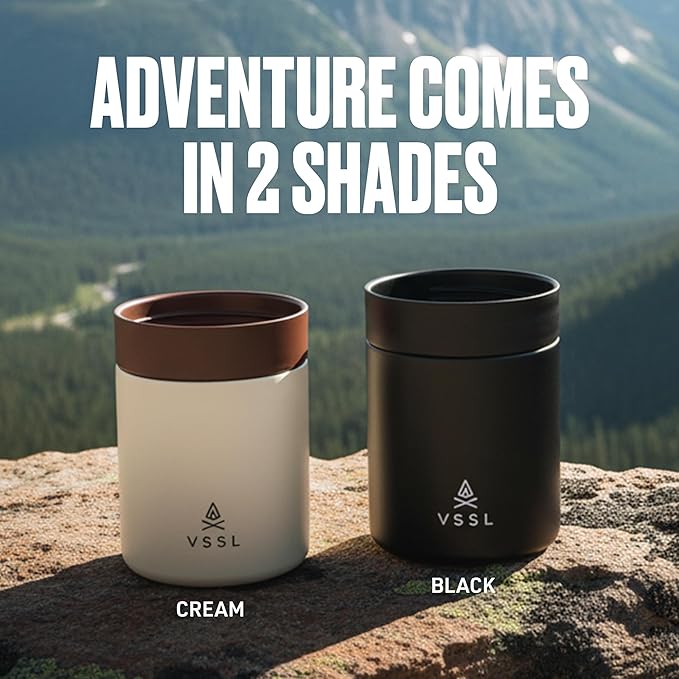 VSSL Nest 10 oz Mug, Stainless Steel, Double Walled, Vacuum Sealed & Integrates with VSSL Nest Products
