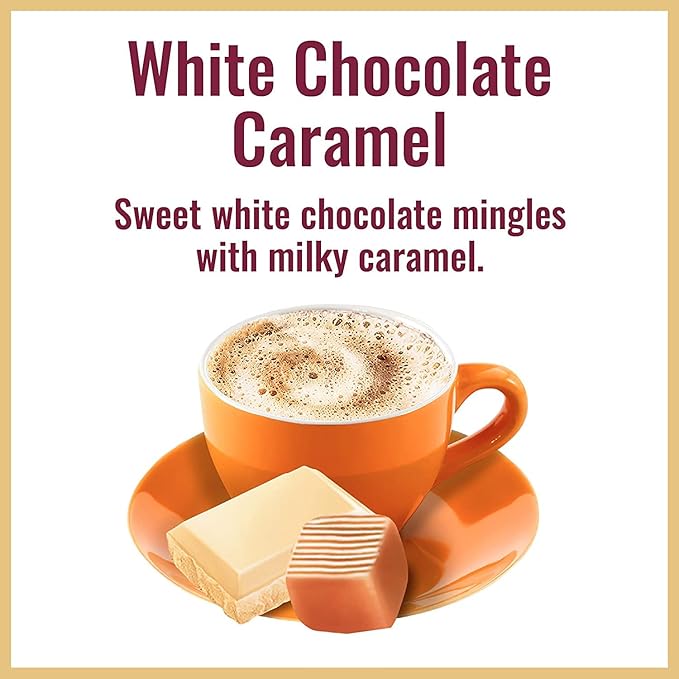 Hills Bros. Variety, 1 Hills Bros. Cappuccino, White Chocolate Caramel, 16 OZ, 1 Hills Bros. Cappucinno, Double Mocha, 16 OZ, 1 CT
