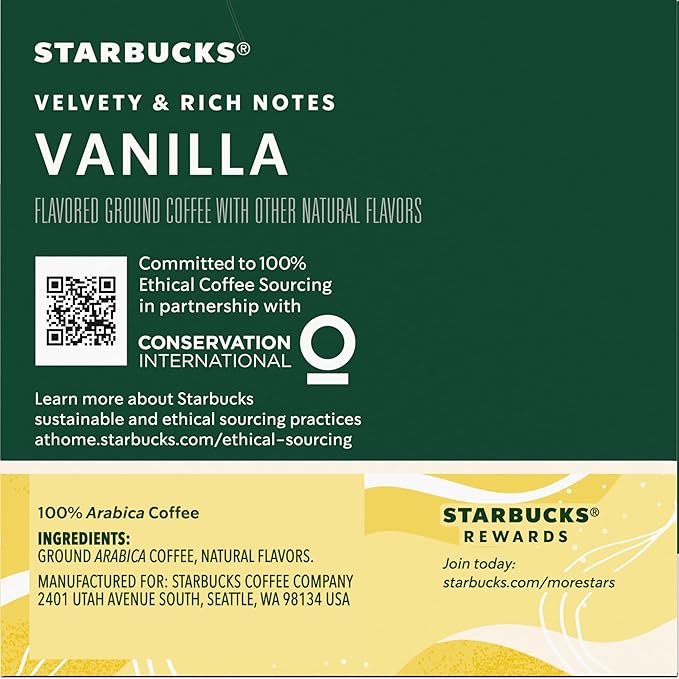Starbucks Vanilla Coffee Keurig K-Cups, 160 Count