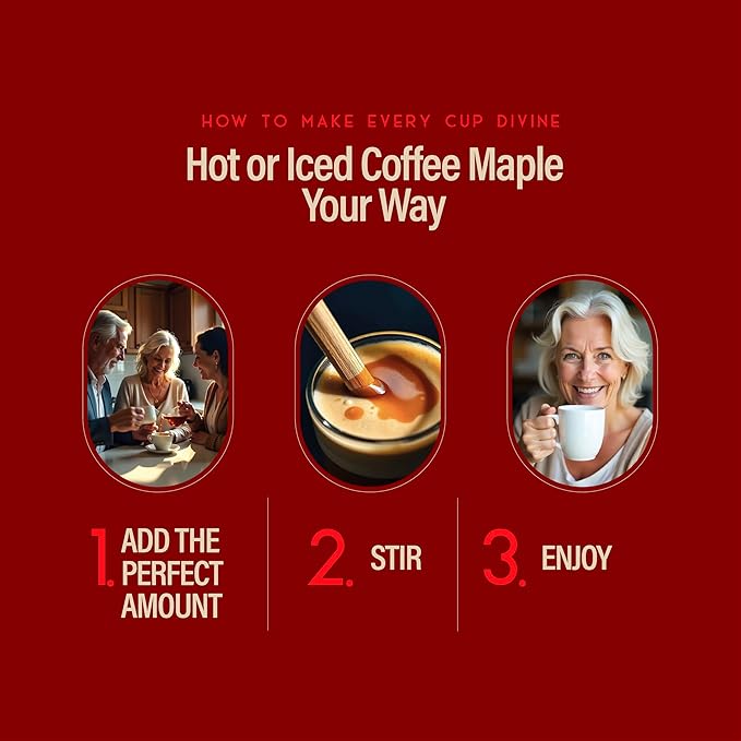 RIO Maple Flavoring Coffee Syrup – Perfect for Hot or Iced Coffee & Desserts, Classic Maple Blend Sweetened with Pure Cane Sugar, Barista-Grade Syrup for Drinks at Home & Work – 700ml