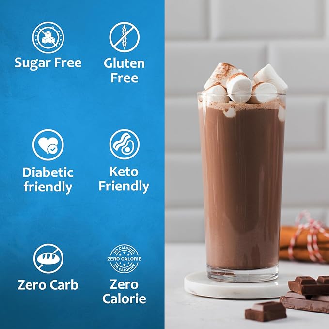 Syruvia Sugar Free Coffee Syrup, Toasted Marshmallow Flavored Syrup for Drinks, Lattes, and Desserts – 25.4 fl oz, With Pump