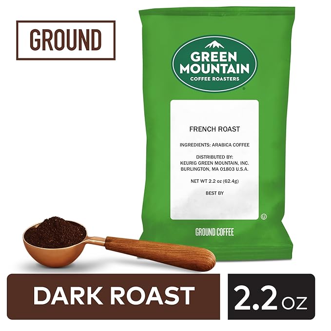 Green Mountain Coffee Roasters French Roast, Keurig Fractional Packs, 50 Count, 2.2 oz.