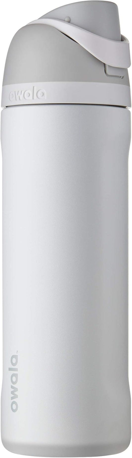 Owala FreeSip Insulated Stainless Steel Water Bottles with Straw for Sports and Travel, BPA-Free, 24-oz