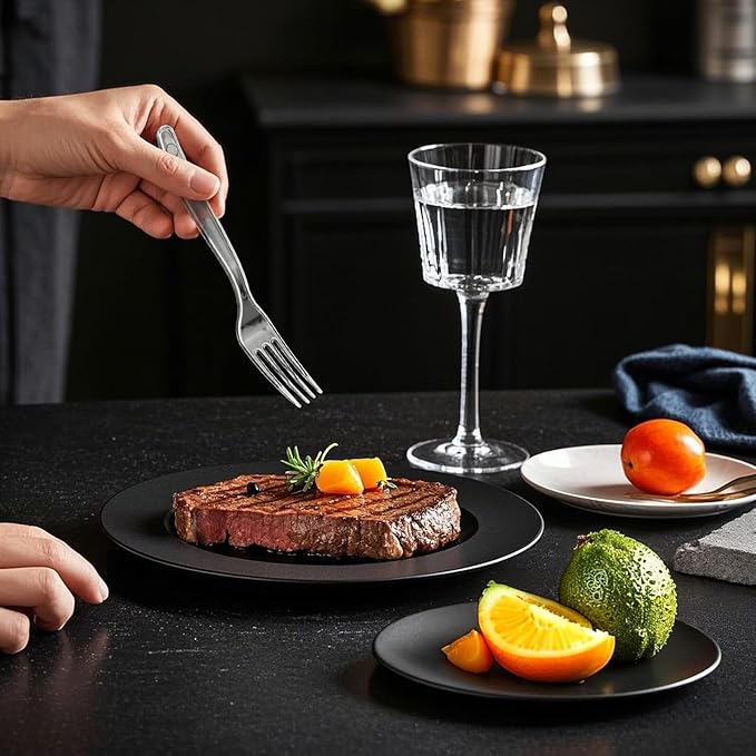 SACATR 3000 Count Plastic Forks Bulk - Plastic Silverware Forks Heavy Duty, BPA-Free, Heat Resistant, Suitable for Family Gatherings, Outdoor Events, Commercial Catering