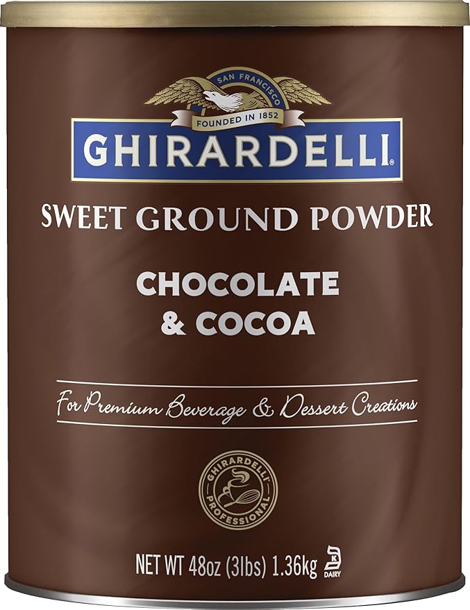 Ghirardelli Sweet Ground Chocolate and Cocoa | 3 lb. | Baking & Desserts