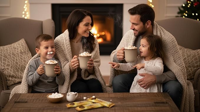 COCORINGA Moringa Hot Chocolate Cacao (LARGE box) First Natural Keto Non-dairy Hot Cocoa, Caffeine Free, Low Carb, High Protein, Sugar Free,