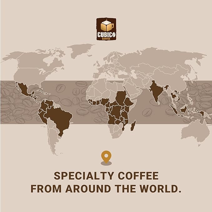 Peruvian Coffee, Ground Coffee, Premium Peru Cenfrocafe Single Origin Fresh Roasted Ground Coffee | Cubico Coffee | 12 Ounce Bag