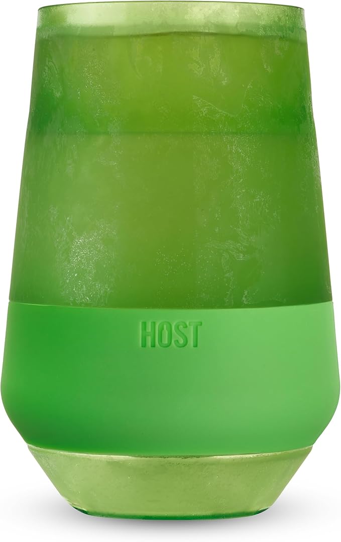 Host Freeze XL Cooling Cup in Double Walled Insulated Freezable Drink Chilling Tumbler with Freezing Gel, 12 Ounces - Set of 4 Vivid Tinted