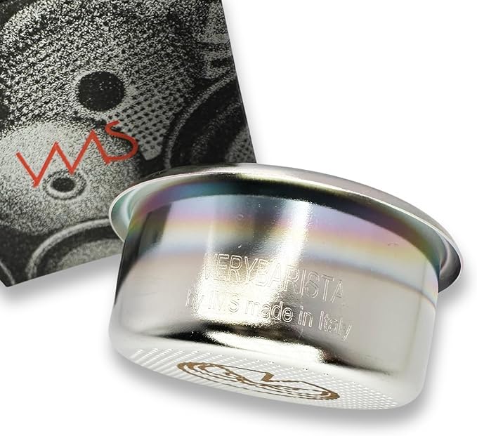 18gr IMS Precision NANOTECH Filter Basket compatible with 54mm Breville Sage Espresso machines Express, Bambino Plus, Impress, Barista Touch, Infuser, Duo Temp. (24NT). Doesn't fit JET models