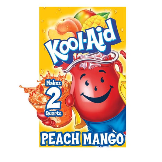 Kool Aid Powdered Packets - Peach Mango - 45 Envelopes