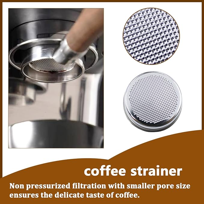 54mm Coffee Filter Basket Replacement for Breville Express Coffee Filter Basket (2 Pcs)