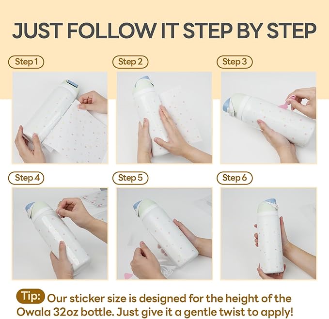 4PCS Daisy Stickers for Owala Water Bottle, Stickers Waterproof Compatible with Urban Outfitters Owala Bottles, Tumbler Cup Accessories Decal Decorate