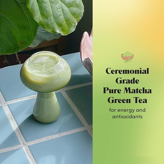 GOLDE - Pure Matcha - Ceremonial Grade Matcha Powder - Green Tea Superfood w/L-Theanine & Antioxidants - 60mg Caffeine - Jitter Free Energy - 100g Pouch