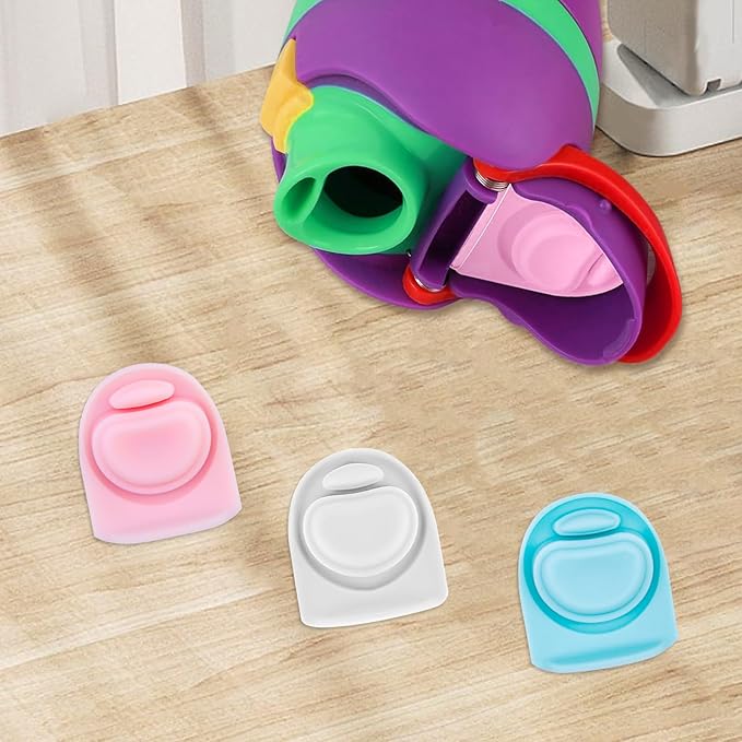 3pcs Replacement Rubber Stopper Seal Compatible with Owala FreeSip 24oz 32oz,Water Bottle Lid Cap Silicone Seal Parts for Owala 16/19/24/32/40oz Spout Gasket Mouthpiece Piece Accessories B3S6