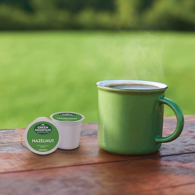 Green Mountain Coffee Roasters Hazelnut, Single-Serve Keurig K-Cup Pods, Flavored Light Roast Coffee, 24 Count