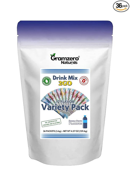 Drink Mix - 2GO (All NATURAL Variety - 12 Flavor)
