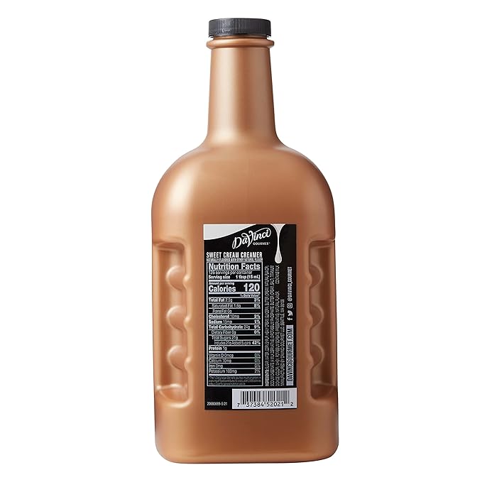 DaVinci Gourmet Sweet Cream, Coffee Creamer, 64 Fluid Ounce (Pack of 2)