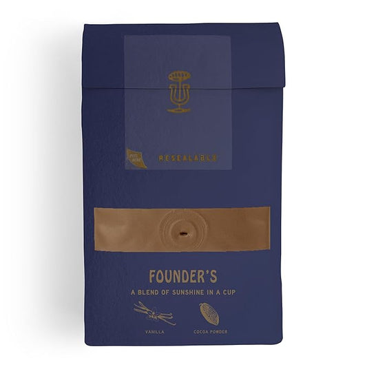 Stumptown Coffee Roasters, Founder's Blend, 100% Arabica Coffee - Organic Whole Bean Coffee, 100% Arabica Coffee - 12 Ounce Bag, Flavor Notes of Vanilla and Cocoa Powder