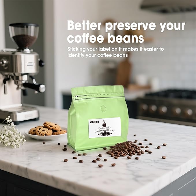 50 Count 16oz Coffee Bags with Valve,1lb Vented Coffee Beans Packaging Bags High Barrier Aluminumed Foil Flat Bottom Heat Sealed Side Zipper Resealable Storage Bag for Home or Business（Green）