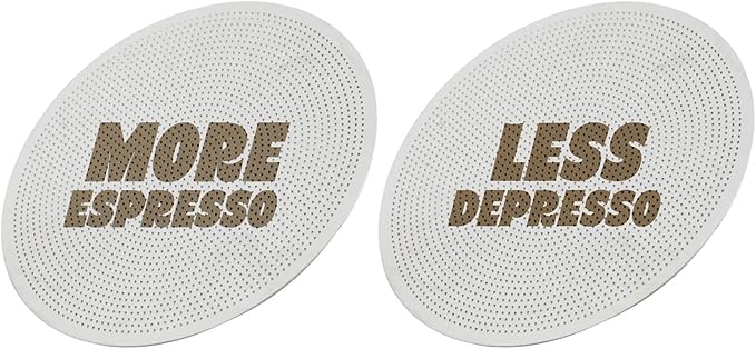 2packs 58.35mm Espresso Puck Screen, 0.9mm 150μm Ultra Thin Coffee Espresso Filter Screen - Mesh Reusable Filter for Espresso Portafilter Filter Basket 58mm