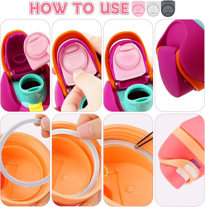 3 Sets Replacement Seal Gasket Stoppers for Owala Freesip Cap Mouth,Silicone O Sealing Ring Parts Water Bottle Top Lid Accessories for Owala Freesip 16/19/24/32/40oz（3 colors 1）