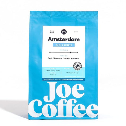 Joe Coffee Company (NYC Roaster), The Amsterdam Whole Bean Coffee, 12oz Bag, Specialty Coffee