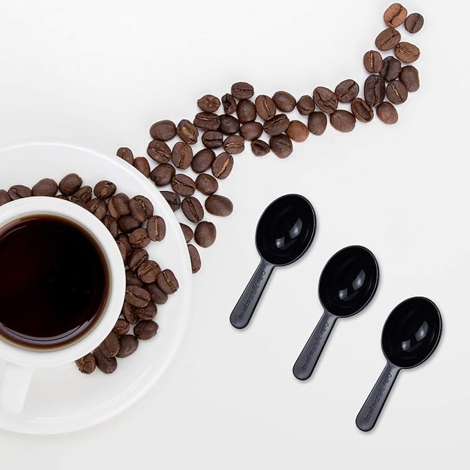 AUEAR, 5 Pack Tablespoon Coffee Scoop Plastic Measuring for Milk Powder Fruit Seed Spices