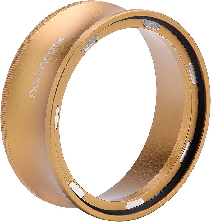 Normcore 58mm Magnetic Dosing Funnel, Espresso Coffee Dosing Ring, 28mm Anodized Aluminum with 7 Neodymium Magnets Fits 58mm Portafilter, Bronze