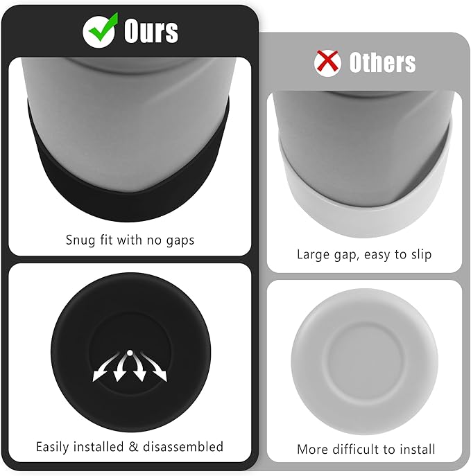 Mokoart Silicone Boot Compatible with Owala Kids Water Bottle 16/14 oz, Anti-Slip Rubber Bottom Protective Sleeve for Owala Kids FreeSip 16oz, Accessories for Owala Kids Flip 14oz