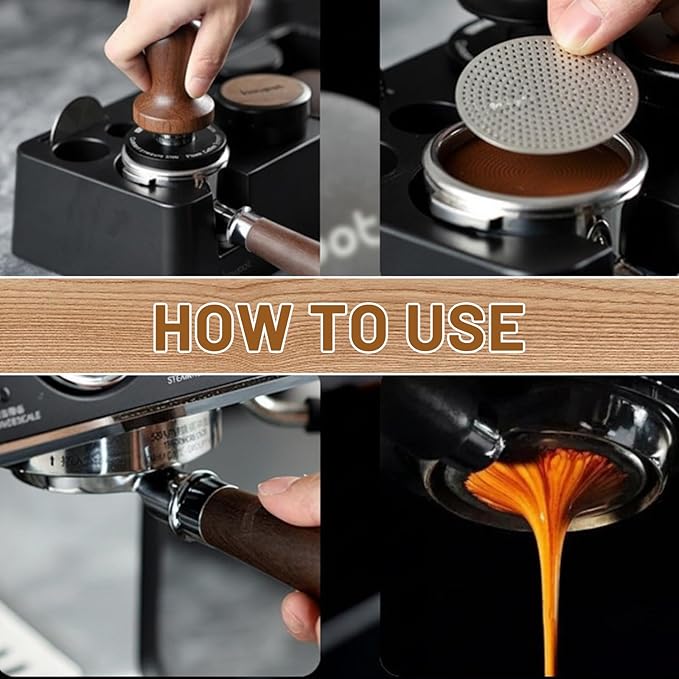 2 PCS 53.3mm Puck Screen, Espresso Puck Screen 53.3, Professional Coffee Tool with Dual-Layer Design, 53mm Coffee Accessory for Enhanced Extraction, Compatible with Standard 53mm Portafilters