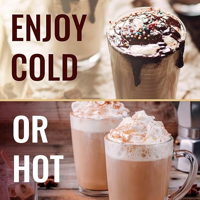 Hills Bros. Frappés Instant Drink Mix – Indulgent Café-Style Beverage – Gluten-Free, Kosher-Certified – Easy to Make Hot or Cold – Premium, Rich Taste, Gourmet Coffee Experience – Chocolate Espresso