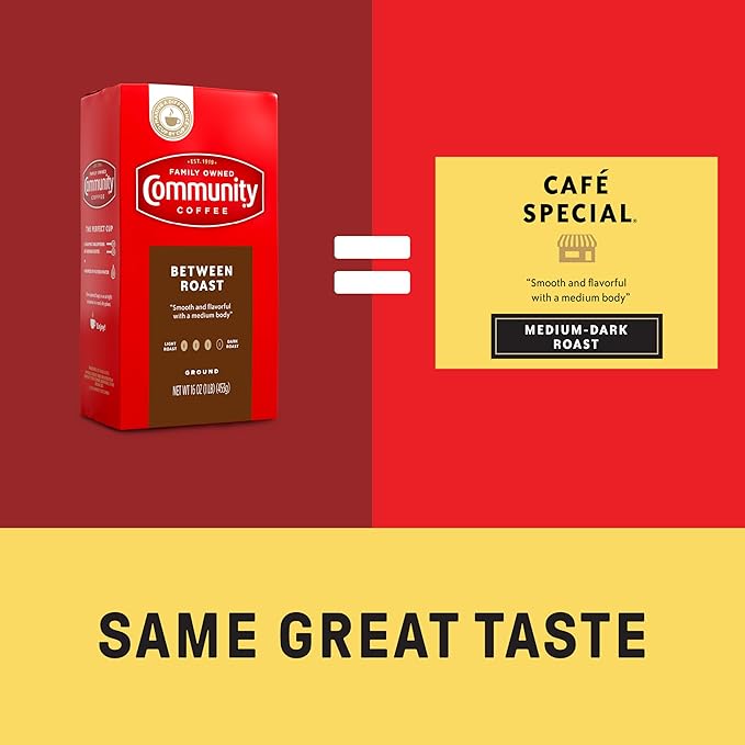 Community Coffee Between Roast Premium Ground Coffee Vacuum Packed- 23 Ounce Bag (Pack of 1)