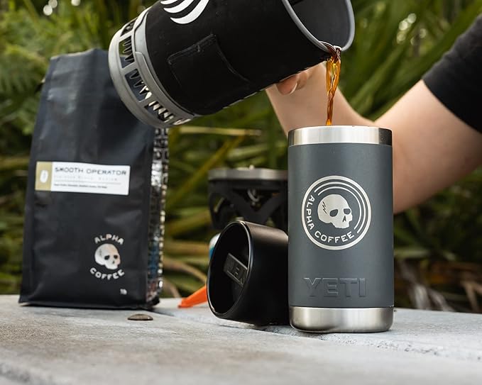 Alpha Coffee - Smooth Operator - 16 oz. Premium Espresso Blend - Gourmet Medium Roast Coffee | Veteran Owned - Specialty Small Batch Roasted Coffee | 100% Arabica Beans (Smooth Operator Drip Grind)